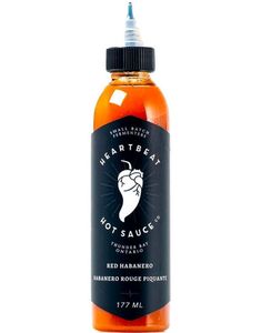 Heartbeat Hotsauce Red Habanero - Sterk Smakfull Habanerosaus 177 ml