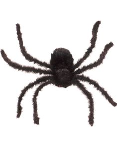 Sort Håret Edderkop - 75 cm