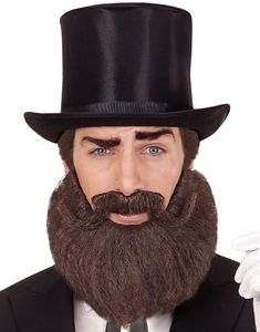 Brunt Skæg og Cykelstyr