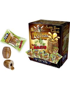 200 stk Fini Pirate Barrel - Tyggegummi med Mojitosmak 1 kg