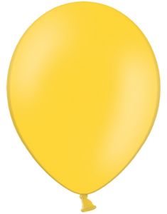 10 stk 30 cm - Mørkegule Balloner