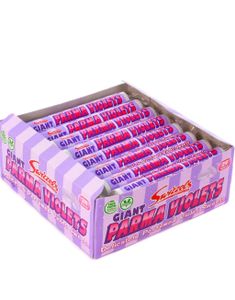 DATO PRODUKT - 24 stk Swizzels Giant Parma Violet - Hel Æske (31.08.2025)