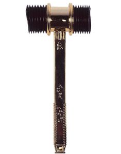 2in1 Party Fløjte & Pipe Hammer - Guld