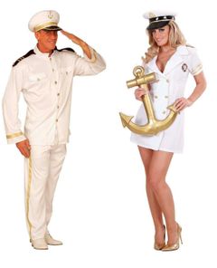 Parkostume - Kaptajner på det Blå Hav