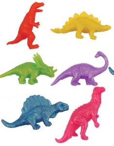 1 stk Stretchy Dinosaur i Assorteret Farver