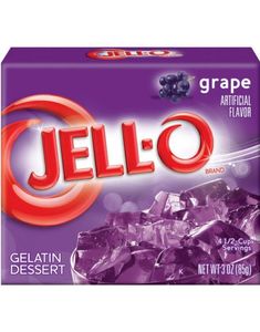 Jell-O Grape Gelatin Dessert - 85 g (USA Import)