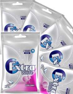 30 stk Selvlukkende Poser med Extra White Bubblemint - Hel Eske 870 gram