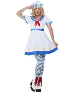 High Seas Sailor Kostume til Dame
