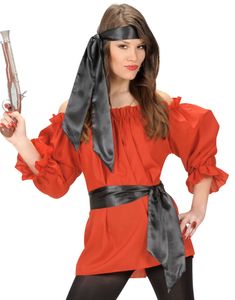 Sort Bælte / Pandebånd i Satin 140 cm