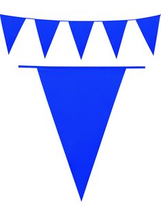 Royal Blåt Banner med Store Vimpel Flag 10 meter 