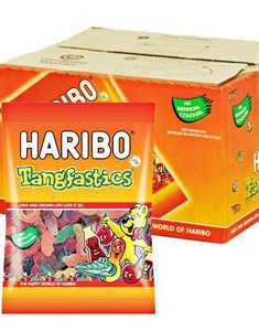 100 stk Haribo Tangfastics af 16 gram – Hel Æske