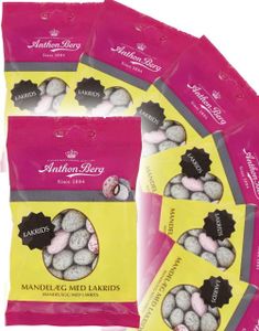36 stk Anthon Berg Mandel-æg Med Lakrids - Hel Kasse 2,88 kg