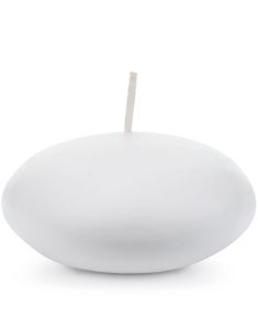 4 stk Matt Hvit Flytende Stearinlys 8 cm