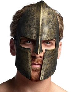 Gyllen Spartansk Maske