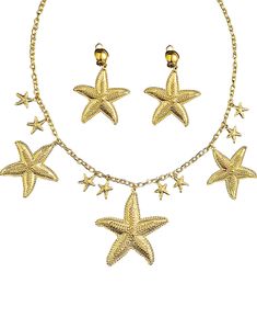Havfrue Smykkesæt med Søstjerner