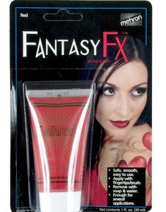 Red Fantasy F-X Makeup - 30 ml Vandbaseret Mehron Ansigt og Kropssminke