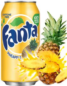 Fanta Pineapple / KjæAnanas Smak 320 ml (USA Import)