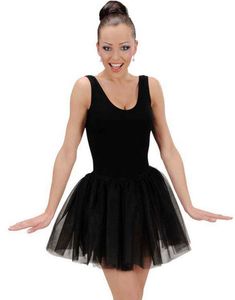 Tutu Ballerina Underskørt Sort