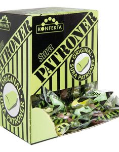 200 stk Sur Patron - Surt Slik i Assorteret Smag - Hel Æske