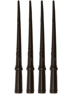 4 stk Harry Potter Tryllestaver med Utskjæringer 23 cm - Lisensiert