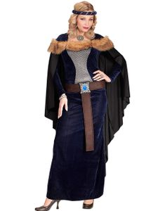 Mørk Blåt Game of Thrones Inspireret Damekostume