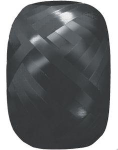 20 meter Sort Ballon/Gavebånd - 5 mm Bred