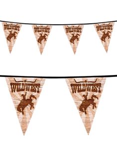 Wild West Flagbanner 6 Meter - Sherif