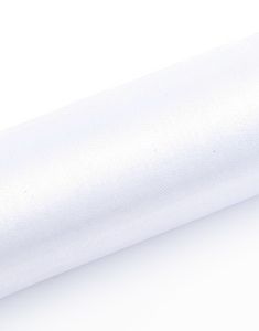 Hvid Gennemsigtig Organzaløber 16 cm x 9 meter