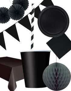 Sort Festpakke for 14 Personer