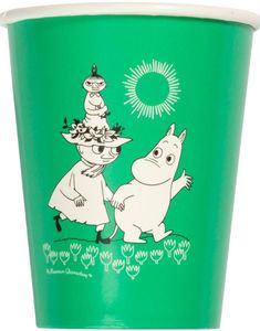 8 stk Mummitrollet Papirkopper 