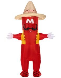 Mexican Chili Pepper - Oppusteligt Kostume