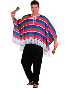 Mexicaner Poncho Unisexkostume