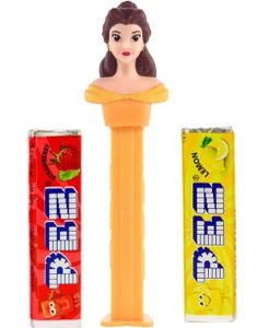DATO PRODUKT - Disney Prinsesse Belle Pez-Holder med 3 stk Pez Pakker (USA Import) (31.01.2026)