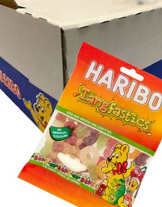 12 stk Haribo Tangfastics av 140 gram - Hel eske