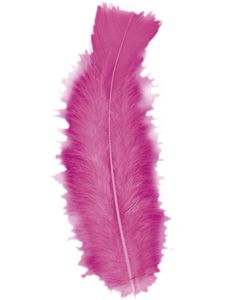 50 stk Dekorations/Pynte Fjer - Rosa