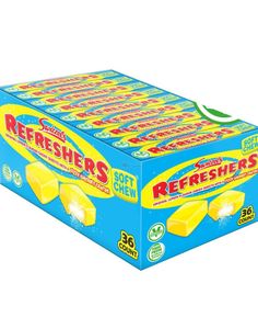 36 stk Swizzels Refreshers Chew Blocks med Citronsmag
