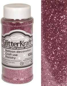 Lys Rosa Hobbyglitter 100 gram
