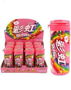 20 stk Skittles Flower Fruit Flavour - Hel Eske 0,6 kg (Asia Import)
