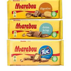 Taste Them All – Marabou Små Chokoladeplader – Tre smagsvarianter - Pakketilbud