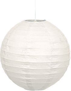 1 stk Hvid Papirlanterne 25 cm