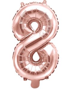 Tallet 8 - til 35 cm Folieballon