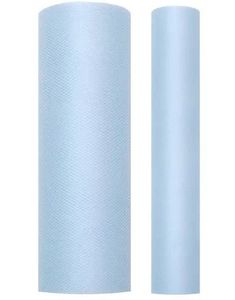 LYS BLÅ Tyll på Rull