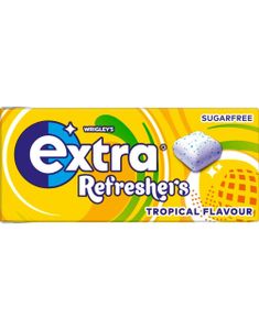 Extra Refreshers Tropical - Tyggegummi med Tropiske Smagsvarianter (Sukkerfri)
