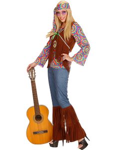 Komplet Hippiekostume til Dame