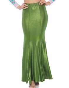 Grønt Havfrue Kostumeskørt