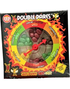 Zed Candy Double Dares Jelly Beans Game - Gelebønne Utfordring med Hot or Not Smaker 100 gram