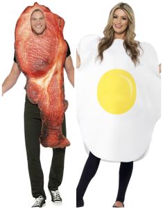 Parkostume - Æg og Bacon Kostume