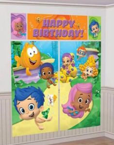 Bubble Guppies Fødselsdags Scenesæt 165 cm x 190 cm