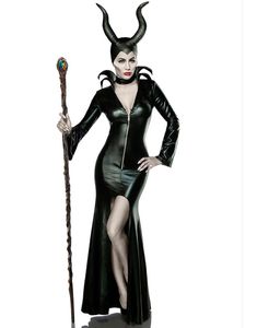 Maleficent Luksuskostume med Horn