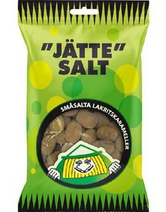 Dundersalt / ʺJätteʺ Salt - Salt Lakrids Slik 65 gram